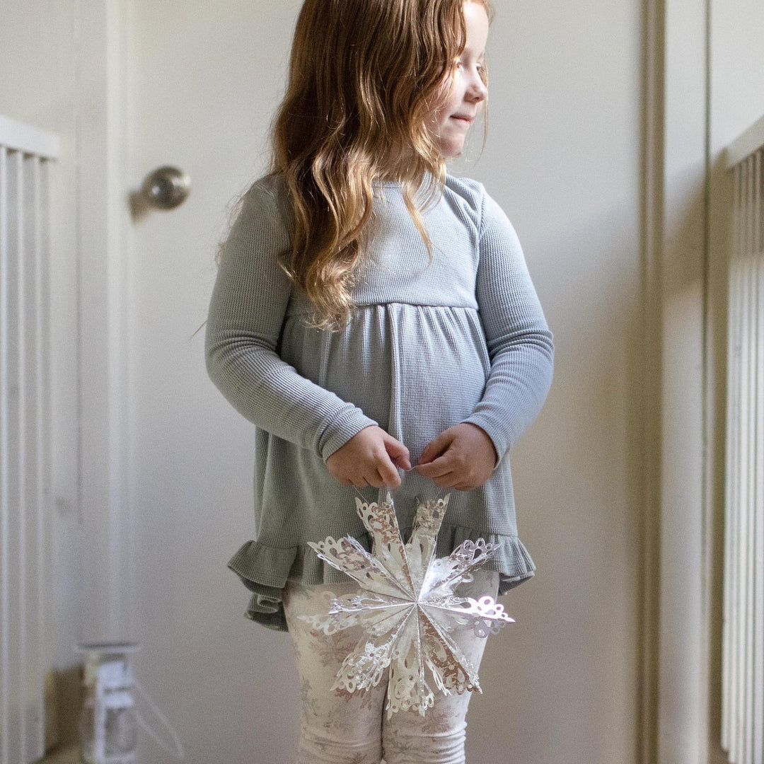 Product Image 5 of Snowflake Flurries Organic Tunic & Pants Set