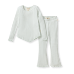 Load image into Gallery viewer, Ribbed Tee & Flare Pants Set