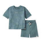 Load image into Gallery viewer, Origami Dinos Boy Tee & Shorts Set