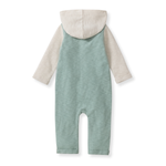 Load image into Gallery viewer, Chunky Slub Baby Boy Hooded Jumpsuit