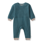 Load image into Gallery viewer, Textured Knit Baby Boy Jumpsuit