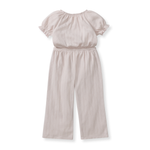 Load image into Gallery viewer, Pointelle Organic Girl Jumpsuit