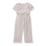 Load image into Gallery viewer, Pointelle Organic Girl Jumpsuit