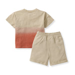 Load image into Gallery viewer, Dip Dye Boy Pocket Tee & Shorts Set