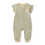 Load image into Gallery viewer, Acid Wash Baby Boy Pocket Jumpsuit