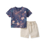 Load image into Gallery viewer, Uncle Sam Boy Tee & Shorts Set