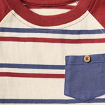 Load image into Gallery viewer, USA Stripe Boy Tee & Shorts Set