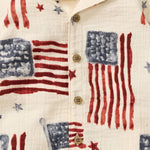 Load image into Gallery viewer, American Flag Baby Boy Romper