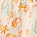 Load image into Gallery viewer, Starfish & Shells Organic Girl Romper