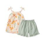 Load image into Gallery viewer, Starfish & Shells Girl Tank & Shorts Set