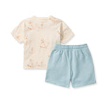 Load image into Gallery viewer, Anchors Boy Tee & Shorts Set