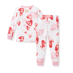 Load image into Gallery viewer, I Heart You Organic Cotton Two-Piece Pajamas