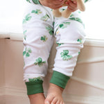 Load image into Gallery viewer, Happy Go Lucky Organic Cotton Two-Piece Pajamas