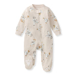 Load image into Gallery viewer, Karate Creatures Organic Cotton Sleep & Play - Rain Cloud