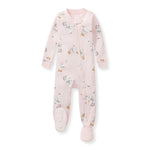 Load image into Gallery viewer, Karate Creatures Organic Cotton Sleeper - Chalky Pink