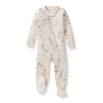 Load image into Gallery viewer, Karate Creatures Organic Cotton Sleeper - Rain Cloud