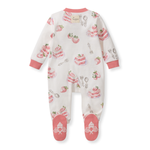 Load image into Gallery viewer, Strawberry Cakes Organic Cotton Sleep & Play