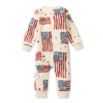 Load image into Gallery viewer, American Flag Organic Cotton Sleep & Play