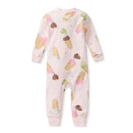 Load image into Gallery viewer, Ice Cream Cone Honeysoft™ Footless Baby Sleeper