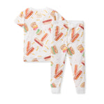 Load image into Gallery viewer, Hot Dogs & Hamburgers Honeysoft™ Two-Piece Pajamas