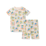 Load image into Gallery viewer, Seaside View Organic Cotton Two-Piece Pajamas