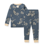 Load image into Gallery viewer, Sea Dragons Organic Cotton Two-Piece Pajamas