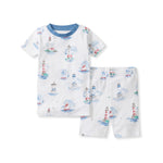Load image into Gallery viewer, Lighthouse Tour Organic Cotton Two-Piece Pajamas