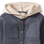Load image into Gallery viewer, Hooded Button Down Shirt Set