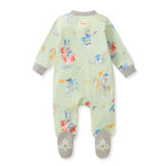 Load image into Gallery viewer, Knight & Dragons Organic Cotton Sleep & Play Footed