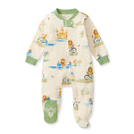 Load image into Gallery viewer, Lion Life Organic Cotton Sleep & Play Footed