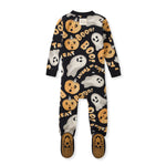 Load image into Gallery viewer, Boo! Organic Cotton Sleeper Footed