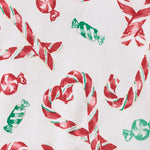 Load image into Gallery viewer, Candy Cane Love Organic Cotton Sleeper Footed