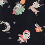 Load image into Gallery viewer, Christmas In The Cosmos Organic Cotton Sleeper Footed