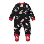 Load image into Gallery viewer, Christmas In The Cosmos Organic Cotton Sleep & Play Footed