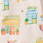 Load image into Gallery viewer, Les Fleurs Organic Cotton Two-Piece Pajamas
