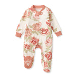 Load image into Gallery viewer, Autumn Rose Garden Organic Cotton Sleep & Play Footed
