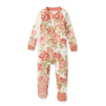 Load image into Gallery viewer, Autumn Rose Garden Organic Cotton Sleeper Footed