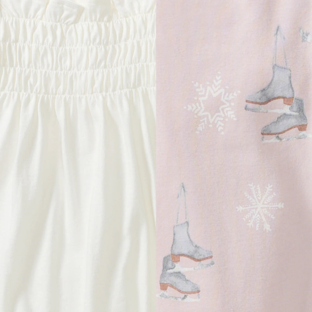 Ice Skates Organic Tunic & Pants Set Swatch