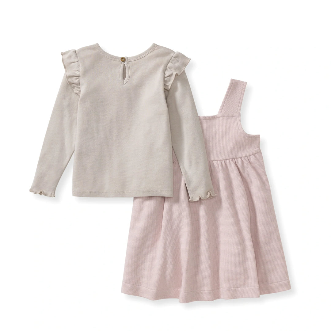 Flutter Organic Tee & Thermal Dress Set Back