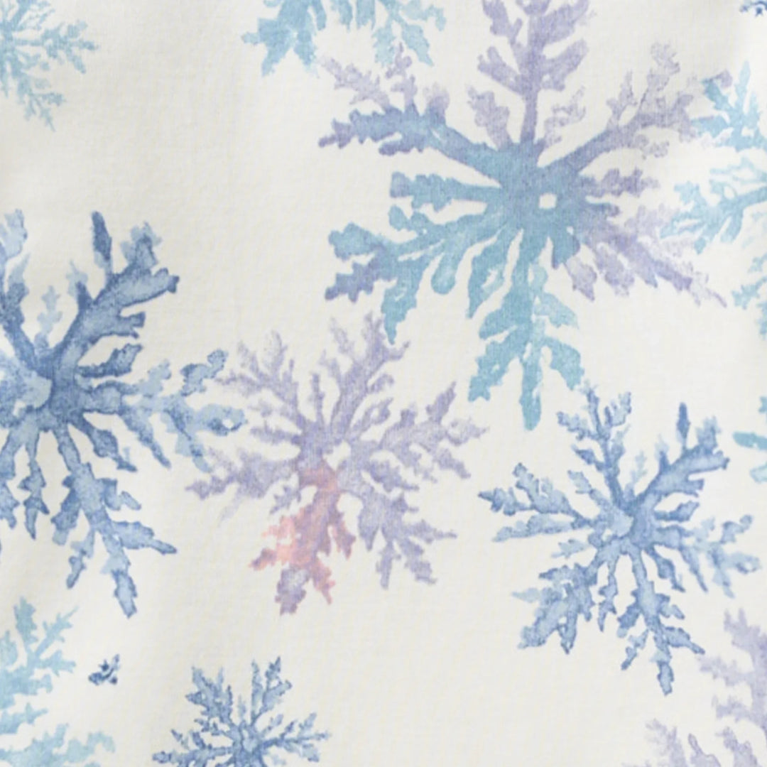 Snowflake Flurries Organic Cotton Sleep & Play Swatch