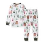 Load image into Gallery viewer, Ski The Alps Matching Family Two-Piece Pajamas Back