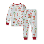 Load image into Gallery viewer, Santa In The Sky Two-Piece Pajamas Back