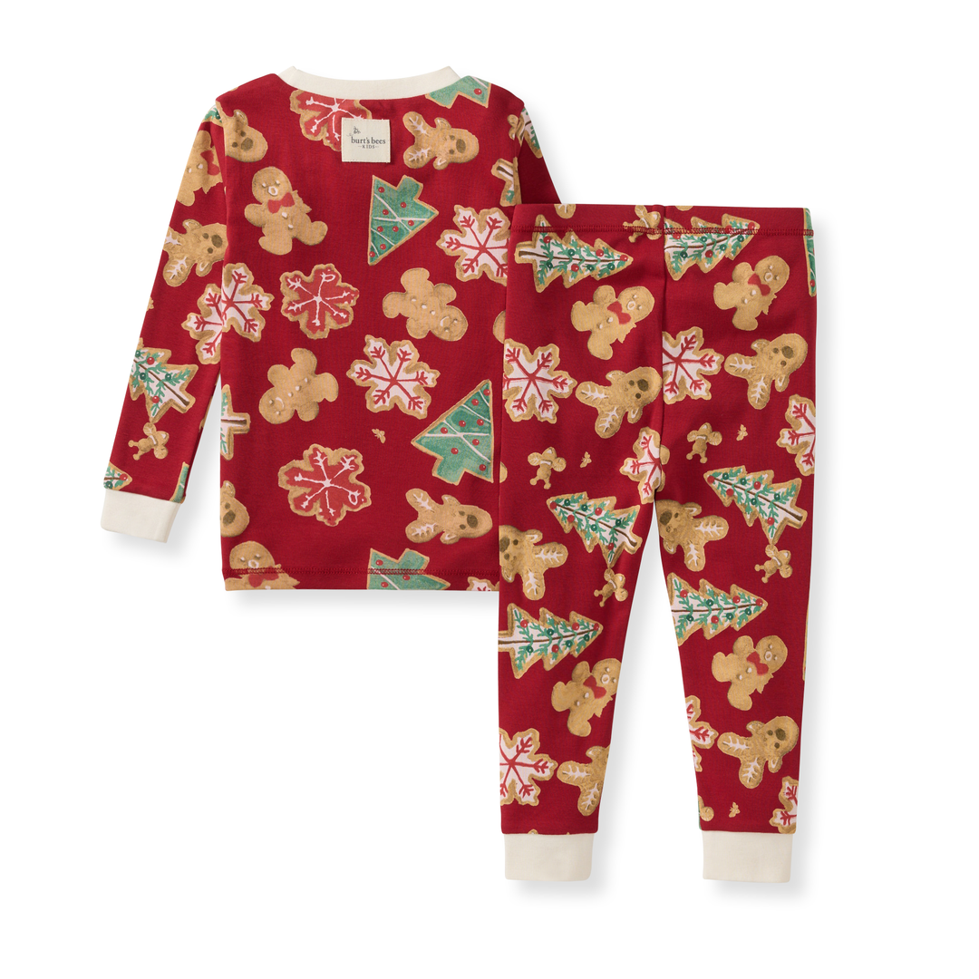 Gingerbread Bake Matching Family Two-Piece Pajamas Back