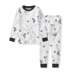 Load image into Gallery viewer, Hockey Season Organic Cotton Two-Piece Pajamas