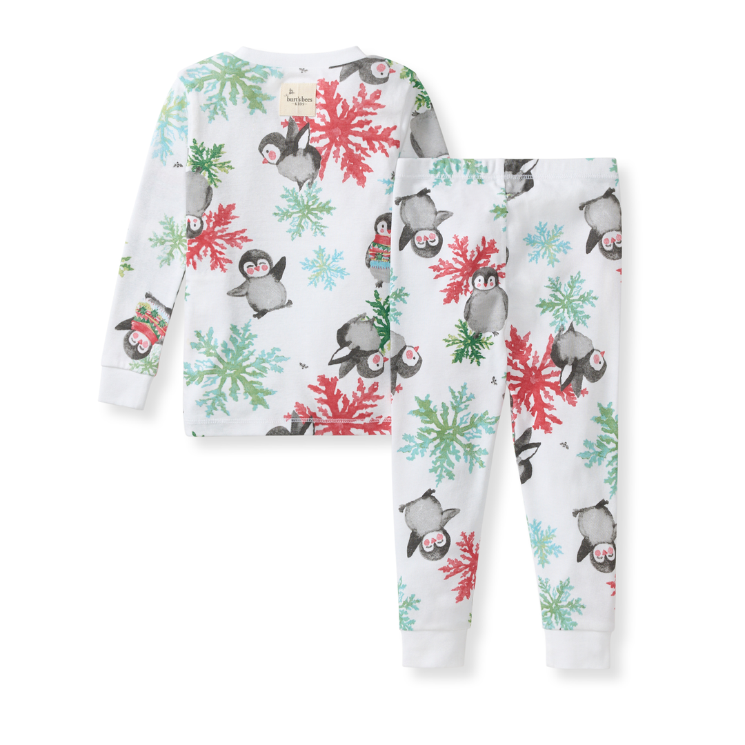Cozy Penguins Two-Piece Pajamas Back
