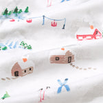Load image into Gallery viewer, Ski Slopes Organic Cotton Sleeper Footed