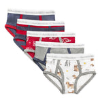 Load image into Gallery viewer, Boys Set of 5 Puppy Party & Fire Fighter Hats Underwear