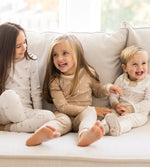 Load image into Gallery viewer, Whimsical Floral Organic Cotton Two-Piece Pajamas