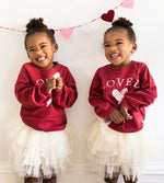 Load image into Gallery viewer, Loved Sweatshirt Organic Cotton Toddler