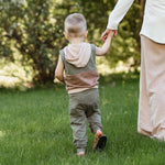 Load image into Gallery viewer, Sleeveless Color Blocked Infant Sweatshirt Set